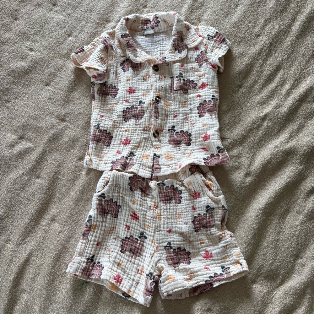 Toddler Boys Thanksgiving Set